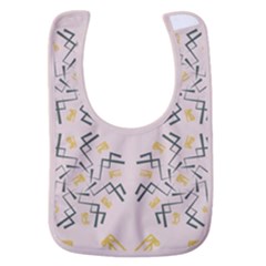 Abstract Pattern Geometric Backgrounds   Baby Bib by Eskimos