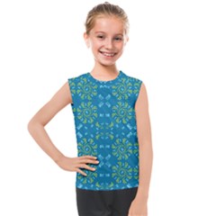 Abstract Pattern Geometric Backgrounds   Kids  Mesh Tank Top by Eskimos