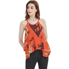 Abstract Pattern Geometric Backgrounds   Flowy Camisole Tank Top by Eskimos