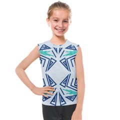 Abstract Pattern Geometric Backgrounds   Kids  Mesh Tank Top by Eskimos