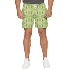 Abstract Pattern Geometric Backgrounds   Men s Runner Shorts by Eskimos