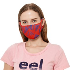 Abstract Pattern Geometric Backgrounds   Crease Cloth Face Mask (adult) by Eskimos