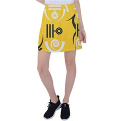 Abstract pattern geometric backgrounds   Tennis Skirt