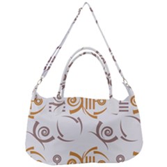 Abstract Pattern Geometric Backgrounds   Removal Strap Handbag by Eskimos