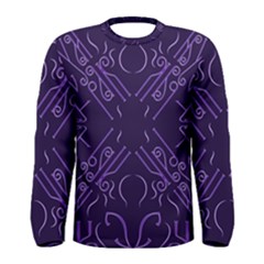 Abstract pattern geometric backgrounds   Men s Long Sleeve Tee