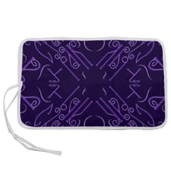 Abstract pattern geometric backgrounds   Pen Storage Case (L)