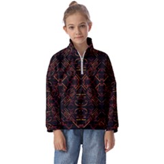 Abstract Pattern Geometric Backgrounds   Kids  Half Zip Hoodie by Eskimos