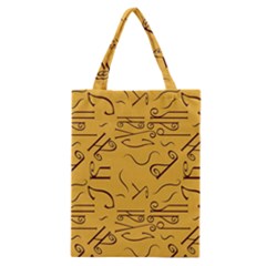 Abstract pattern geometric backgrounds   Classic Tote Bag