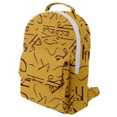 Abstract pattern geometric backgrounds   Flap Pocket Backpack (Small)