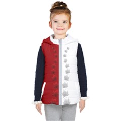 2 Tone Canada Kids  Hooded Puffer Vest by CanadaSouvenirs