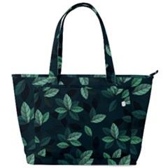 Foliage Back Pocket Shoulder Bag 