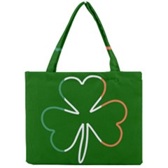 Shamrock Irish Clover St Patrick Mini Tote Bag by yoursparklingshop