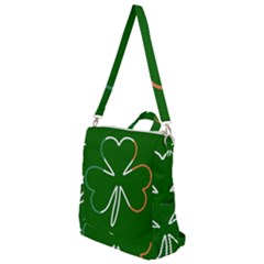 Shamrock Irish Clover St Patrick Crossbody Backpack by yoursparklingshop
