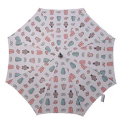 Pattern With Clothes For Newborns Hook Handle Umbrellas (medium) by SychEva