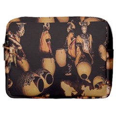 Candombe Drummers Warming Drums Make Up Pouch (large)