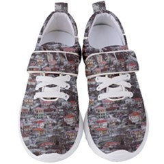 Metsovo Aerial Cityscape, Greece Women s Velcro Strap Shoes by dflcprintsclothing