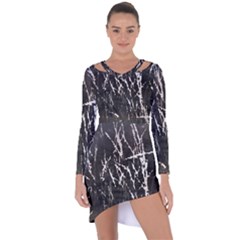 Abstract Light Games 1 Asymmetric Cut-out Shift Dress by DimitriosArt