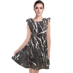 Abstract Light Games 1 Tie Up Tunic Dress by DimitriosArt
