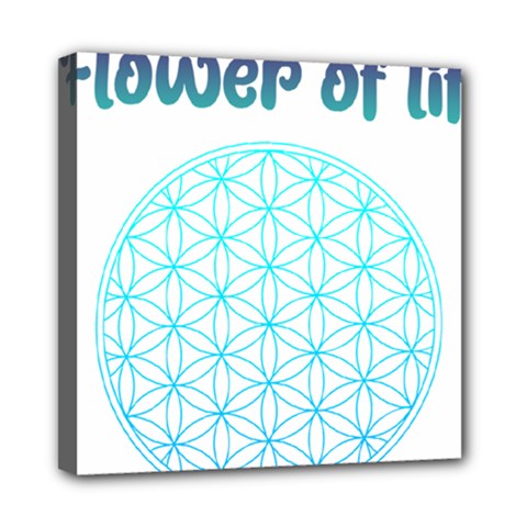 Flower Of Life  Mini Canvas 8  X 8  (stretched) by tony4urban