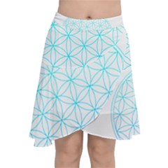 Flower Of Life  Chiffon Wrap Front Skirt by tony4urban