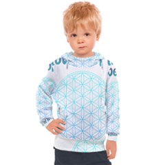 Flower Of Life  Kids  Hooded Pullover by tony4urban