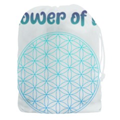 Flower Of Life  Drawstring Pouch (3xl) by tony4urban