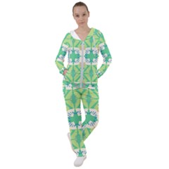 Abstract Pattern Geometric Backgrounds   Women s Tracksuit by Eskimos