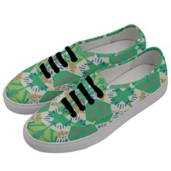 Abstract Pattern Geometric Backgrounds   Men s Classic Low Top Sneakers by Eskimos