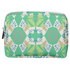 Abstract Pattern Geometric Backgrounds   Make Up Pouch (medium) by Eskimos