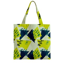 Abstract Pattern Geometric Backgrounds   Zipper Grocery Tote Bag by Eskimos