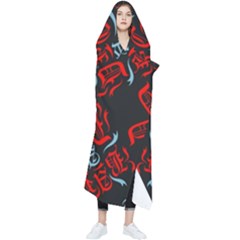 Abstract Pattern Geometric Backgrounds   Wearable Blanket by Eskimos