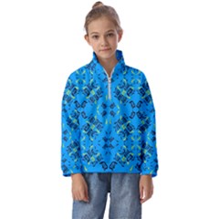 Abstract Pattern Geometric Backgrounds   Kids  Half Zip Hoodie by Eskimos