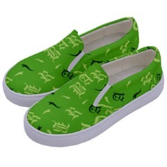 Abstract Pattern Geometric Backgrounds   Kids  Canvas Slip Ons by Eskimos