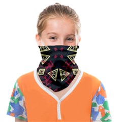 Abstract Pattern Geometric Backgrounds   Face Covering Bandana (kids) by Eskimos