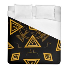 Abstract Pattern Geometric Backgrounds   Duvet Cover (full/ Double Size) by Eskimos