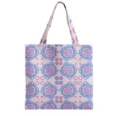 Abstract Pattern Geometric Backgrounds   Zipper Grocery Tote Bag by Eskimos