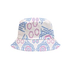 Abstract Pattern Geometric Backgrounds   Bucket Hat (kids) by Eskimos