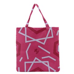 Abstract Pattern Geometric Backgrounds   Grocery Tote Bag by Eskimos