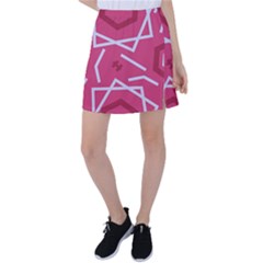 Abstract Pattern Geometric Backgrounds   Tennis Skirt by Eskimos