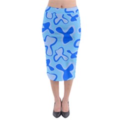 Abstract Pattern Geometric Backgrounds   Midi Pencil Skirt by Eskimos