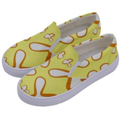 Abstract Pattern Geometric Backgrounds   Kids  Canvas Slip Ons by Eskimos