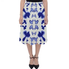 Abstract Pattern Geometric Backgrounds   Classic Midi Skirt