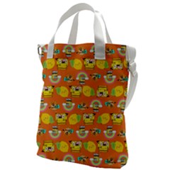 Minionspattern Canvas Messenger Bag by Sparkle