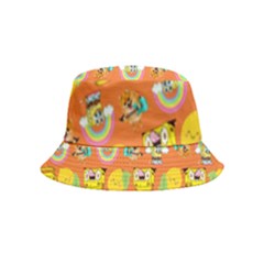 Minionspattern Inside Out Bucket Hat (kids) by Sparkle
