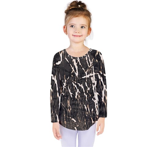 Abstract Light Games 2 Kids  Long Sleeve Tee by DimitriosArt