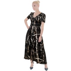 Abstract Light Games 2 Button Up Short Sleeve Maxi Dress by DimitriosArt