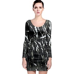 Abstract Light Games 3 Long Sleeve Bodycon Dress by DimitriosArt