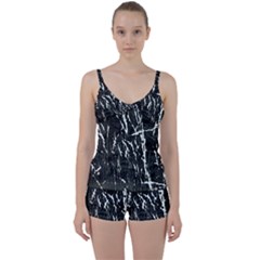 Abstract Light Games 3 Tie Front Two Piece Tankini by DimitriosArt