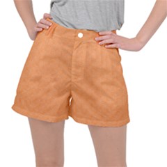 Peach Powder Ripstop Shorts by MissUniqueDesignerIs