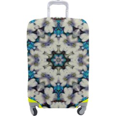 Paradise Flowers And Candle Light Luggage Cover (large) by pepitasart